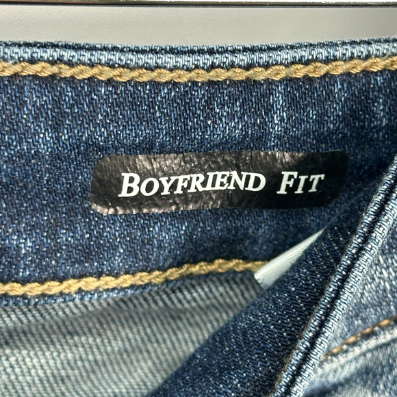 Judy Blue Boyfriend Fit Cropped Stretchy Jeans 7/28 - Picture 2 of 4